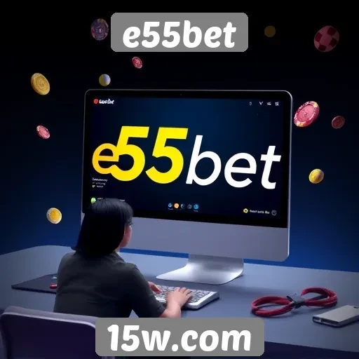 Experiência do usuário no e55bet